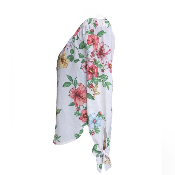 One Clothing floral off the shoulder blouse size small - Picture 4 of 4